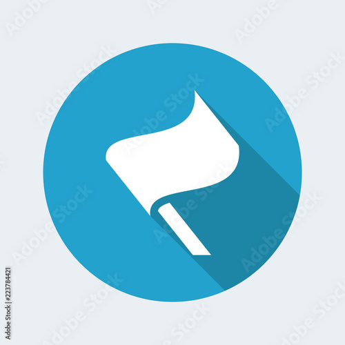 Flag concept - Vector flat minimal icon