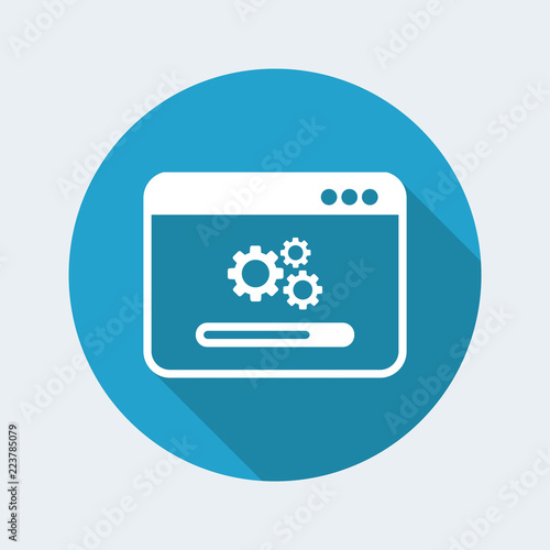 Upgrade settings computer icon