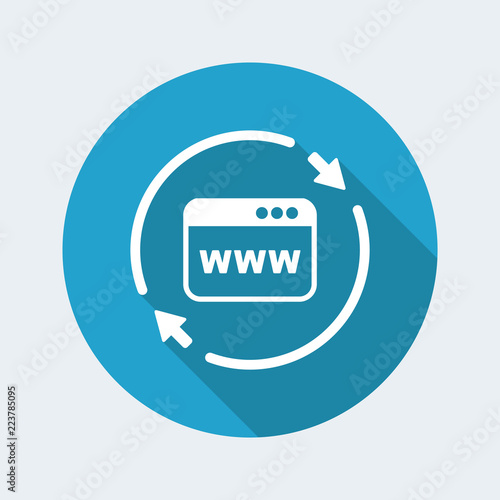 Refresh internet page icon