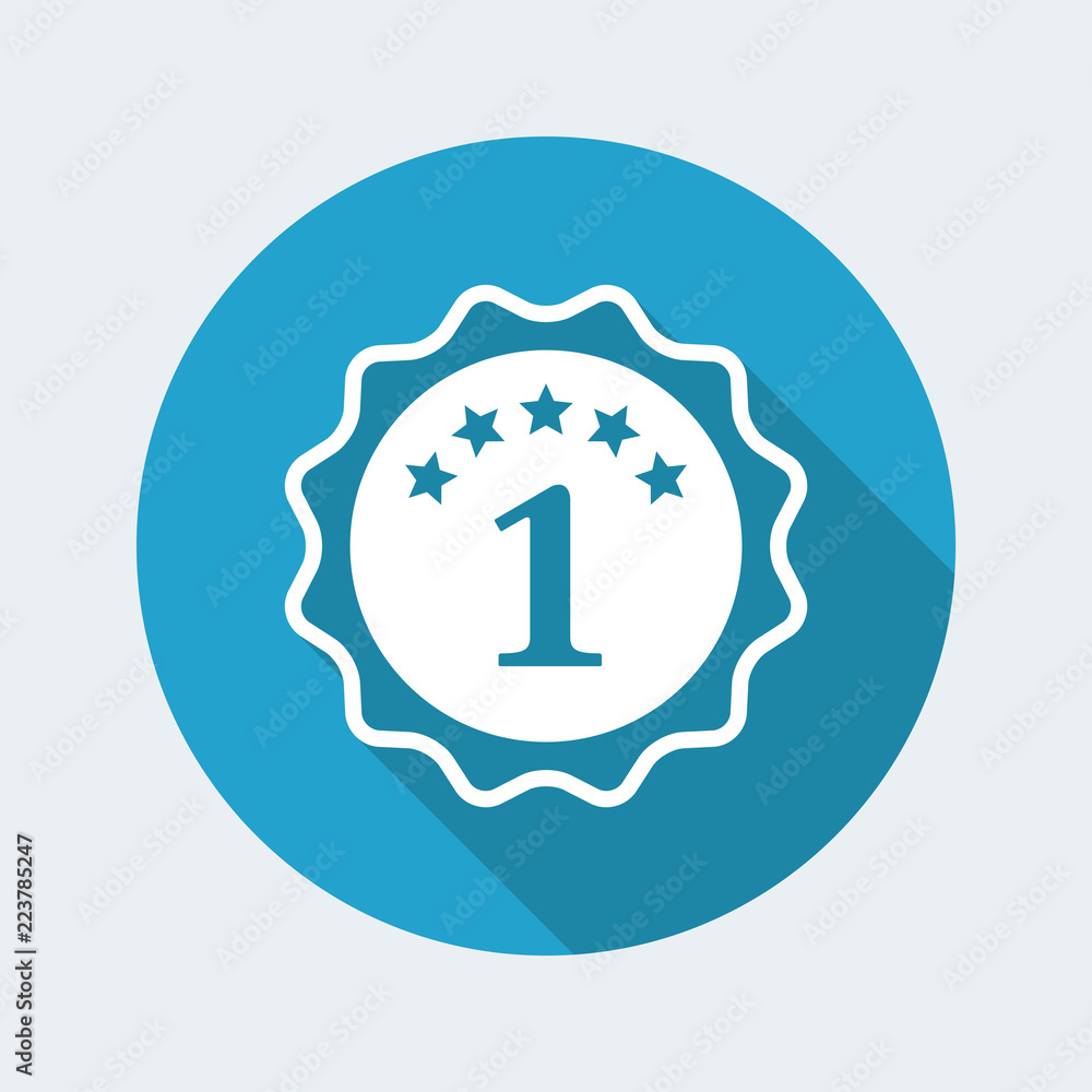 Number one symbol icon Number one symbol icon