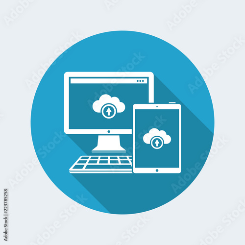 Multi devices cloud icon