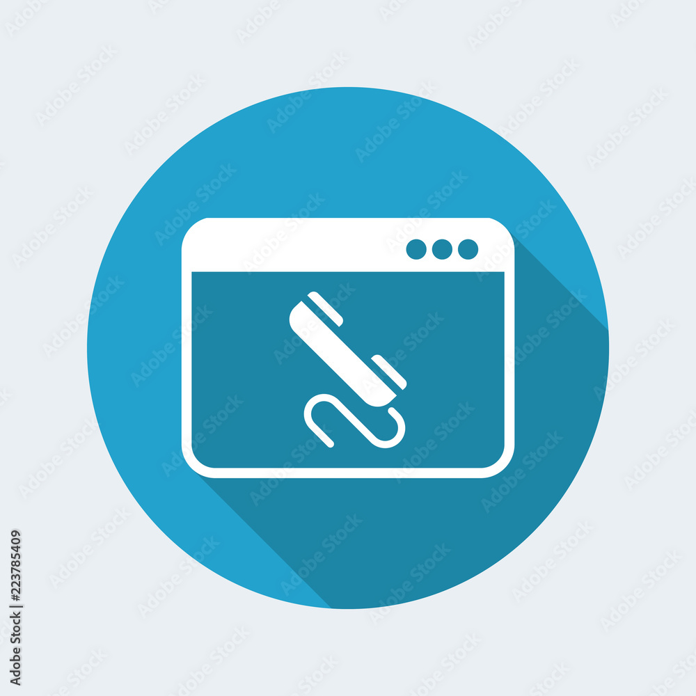 Application for call icon Application for call icon