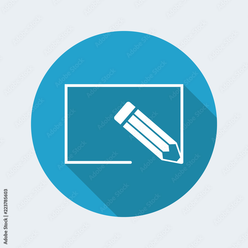 Customized project - Minimal vector flat icon Customized project - Minimal vector flat icon