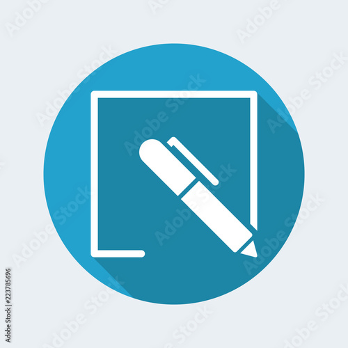 Customized services - flat vector icon