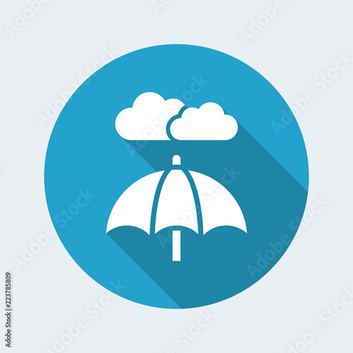 Umbrella - Minimal vector icon © Myvector