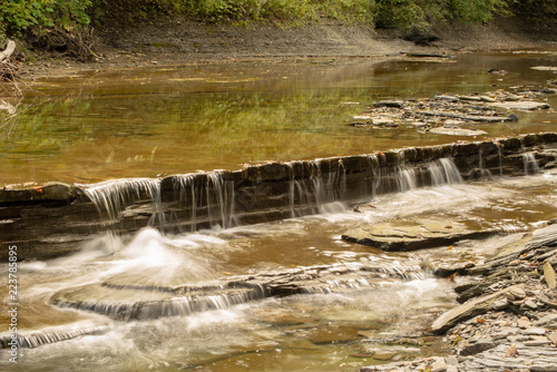 Waterfall on Four Mile  creek in late summer