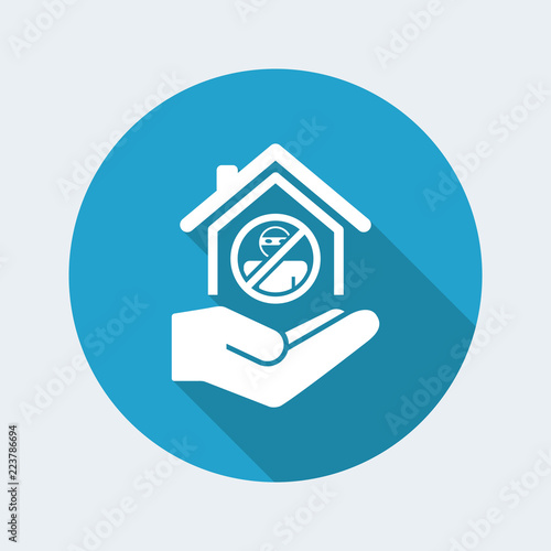Home protection services - Minimal icon