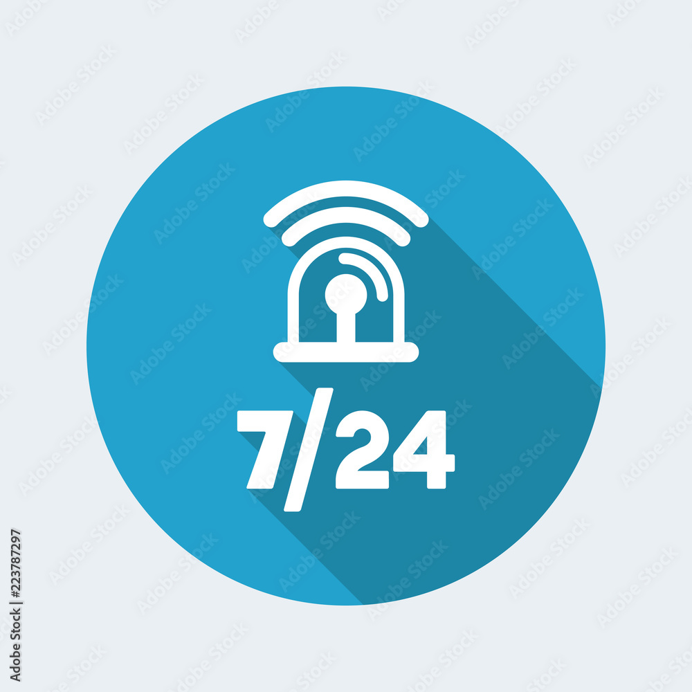 Steady protection service - Vector web icon Steady protection service - Vector web icon
