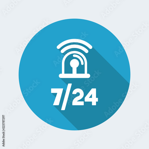 Steady protection service - Vector web icon