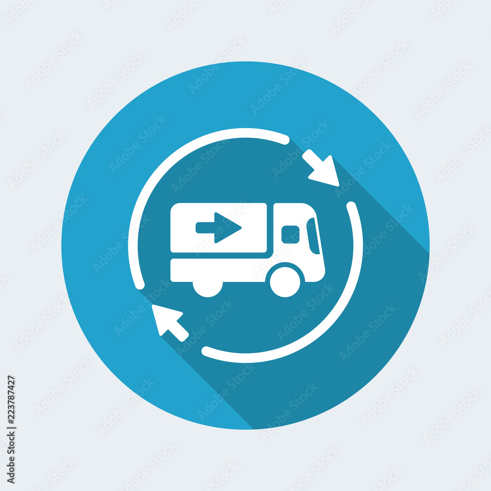 Delivery service 24/7 - Vector web icon Delivery service 24/7 - Vector web icon