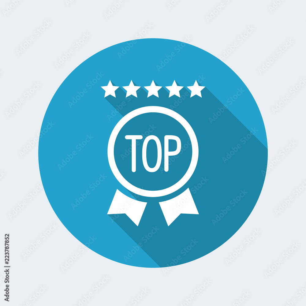 Top rating - Vector web icon Top rating - Vector web icon