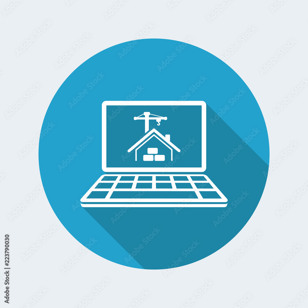 Website under construction - Vector flat icon Website under construction - Vector flat icon