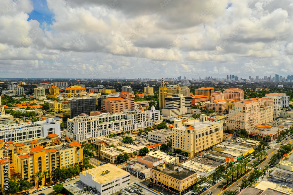 Fototapeta premium Downtown Coral Gables Miami Florida