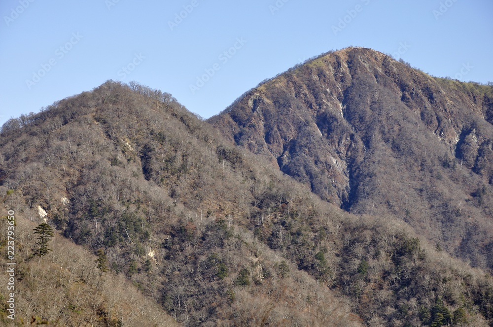 大石山から晩秋の蛭ヶ岳 大石山から晩秋の蛭ヶ岳