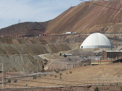 Mina de cobre a cielo abierto en Cananea