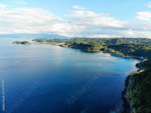 Aerial View of Nanatsugama Bay, Saga, Japan
