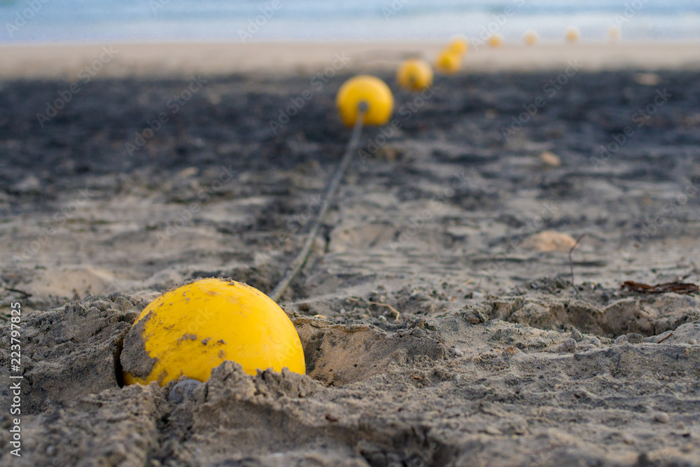 Australian Beach around Rainbow Beach in Queensland, Australia. Australia is a continent located in the south part of the earth.