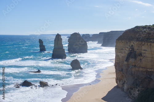 Les 12 apôtres sur la great ocean road en Australie