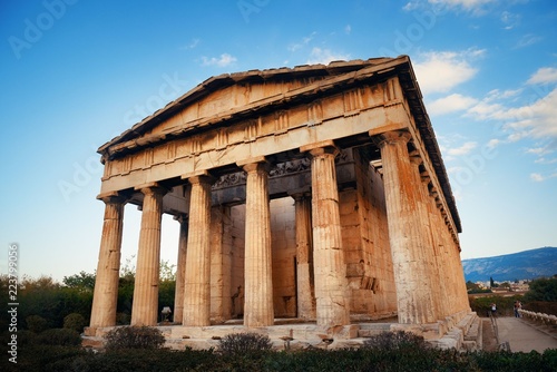 Temple of Hephaestus closeup