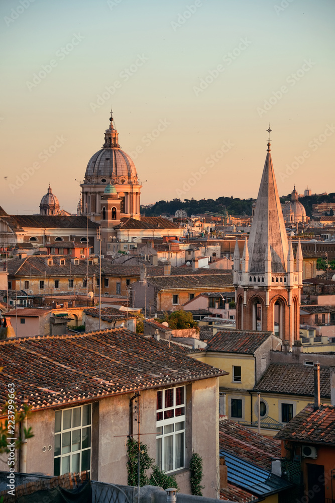 Rome Rooftop view