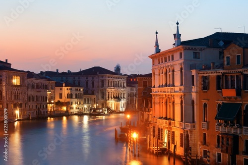 Venice canal night