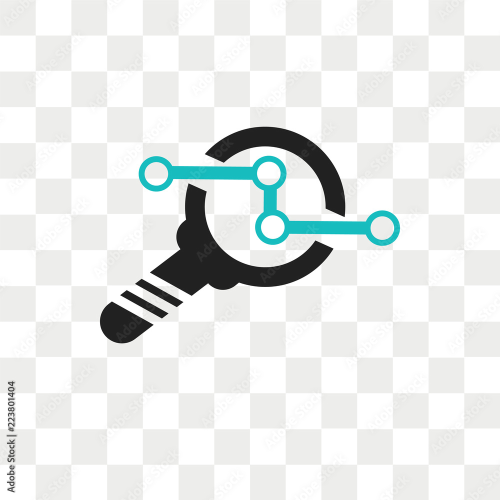 Data analysis vector icon isolated on transparent background, Data analysis logo design Data analysis vector icon isolated on transparent background, Data analysis logo design