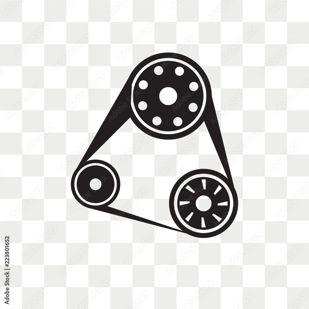 Engine vector icon isolated on transparent background, Engine logo