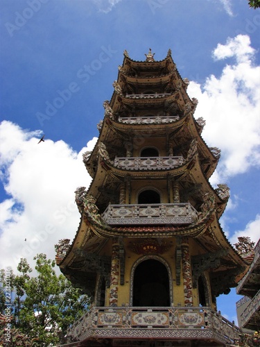 Linh Phuoc Pagoda in Vietnam