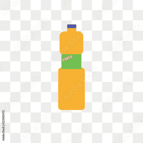 Water bottle vector icon isolated on transparent background, Water bottle logo design