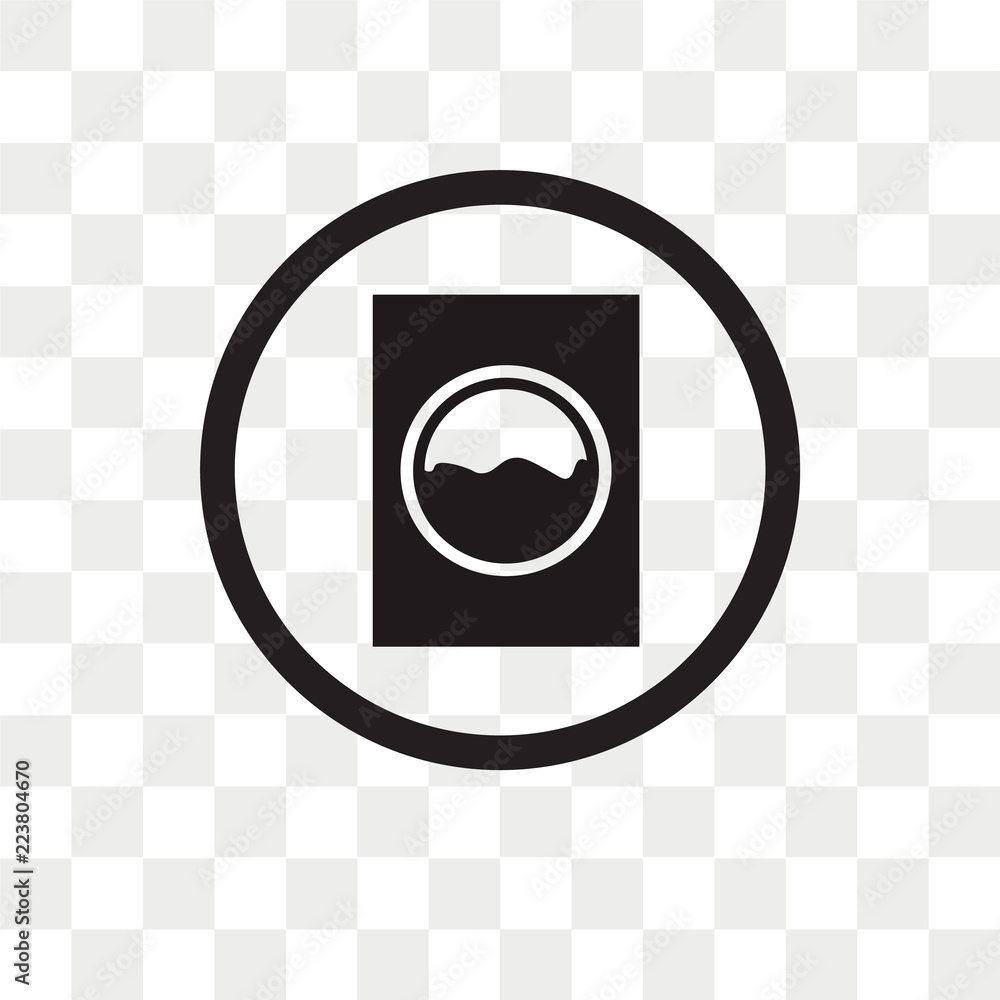 Laundry zone vector icon isolated on transparent background, Laundry zone logo design Laundry zone vector icon isolated on transparent background, Laundry zone logo design