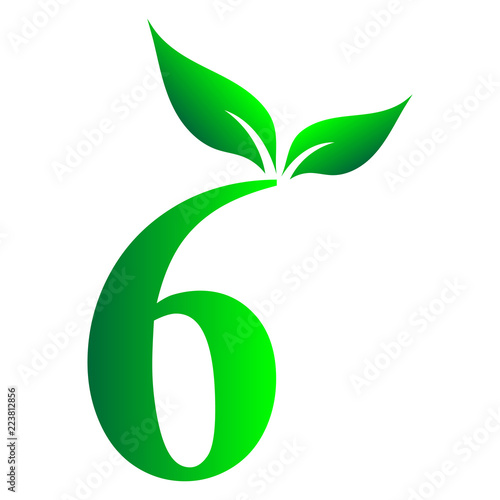 Arabic number, 6