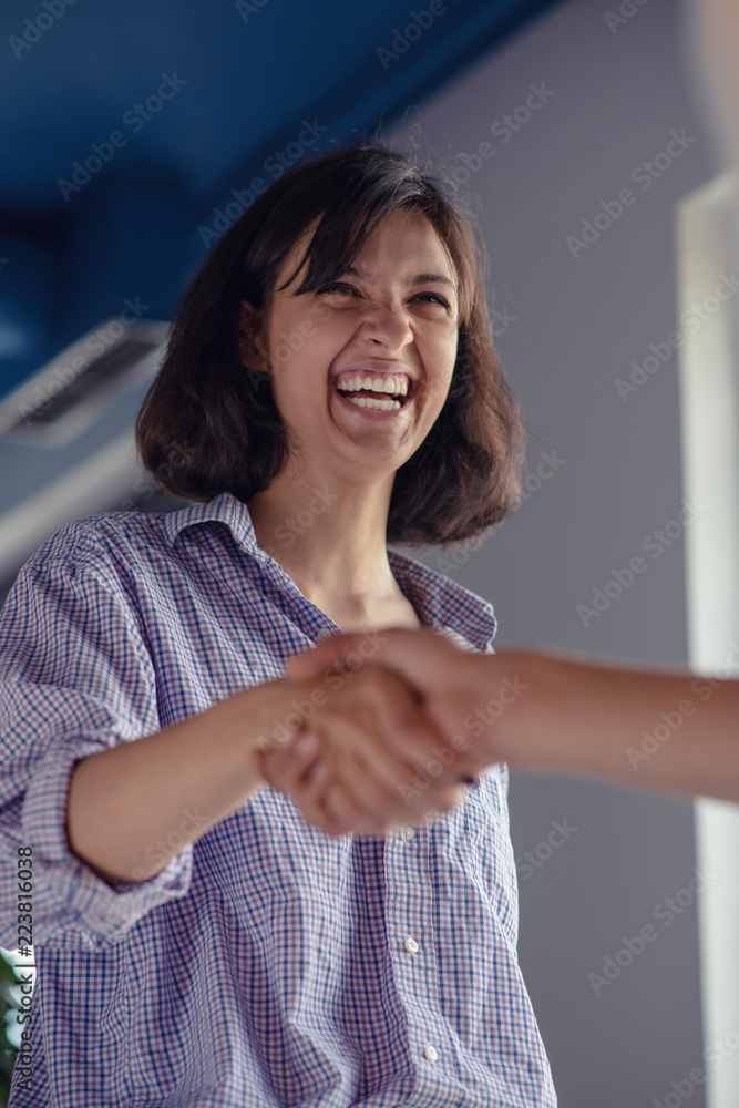 Teamwork Deal Cooperation Partnership business people shaking hands
