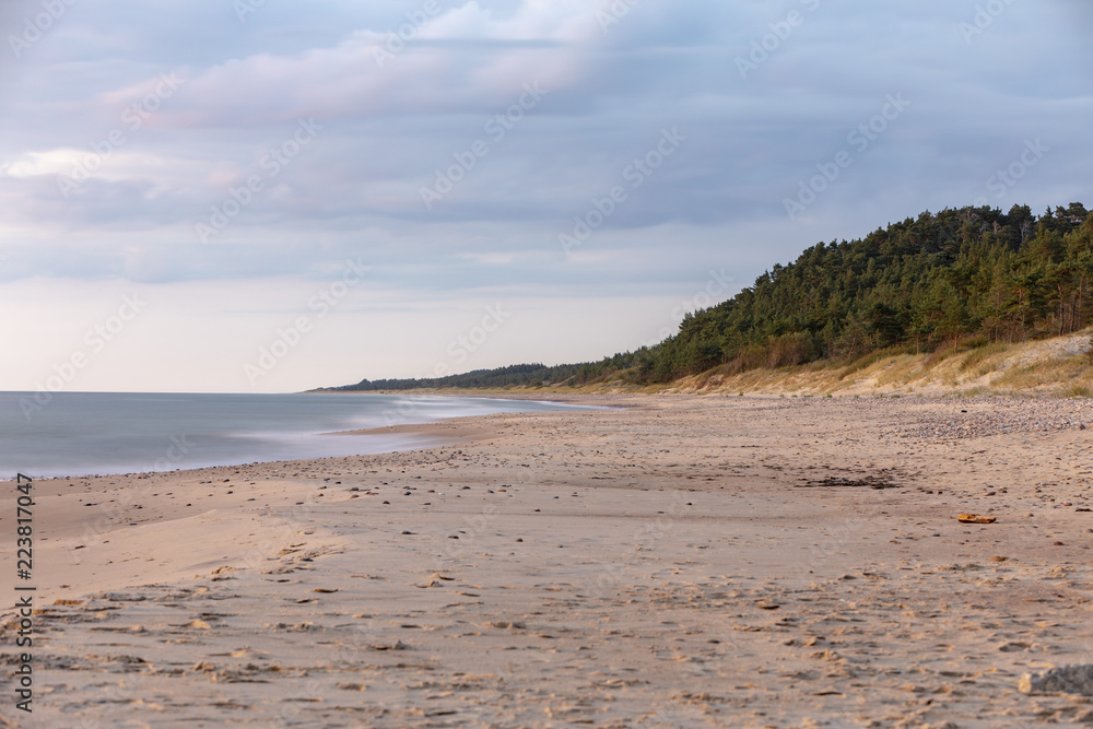 A beach on the Baltic Sea