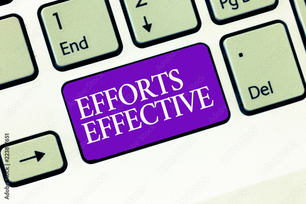Conceptual hand writing showing Efforts Effective. Business photo text Produces the results as per desired Goal Target Achieve. Conceptual hand writing showing Efforts Effective. Business photo text Produces the results as per desired Goal Target Achieve.