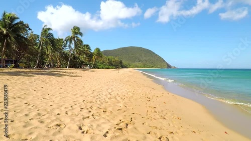 Beach of Grande Anse in Guadeloupe