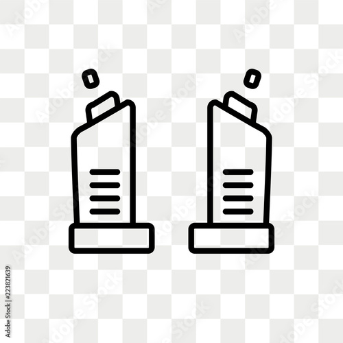 Debate vector icon isolated on transparent background, Debate logo design