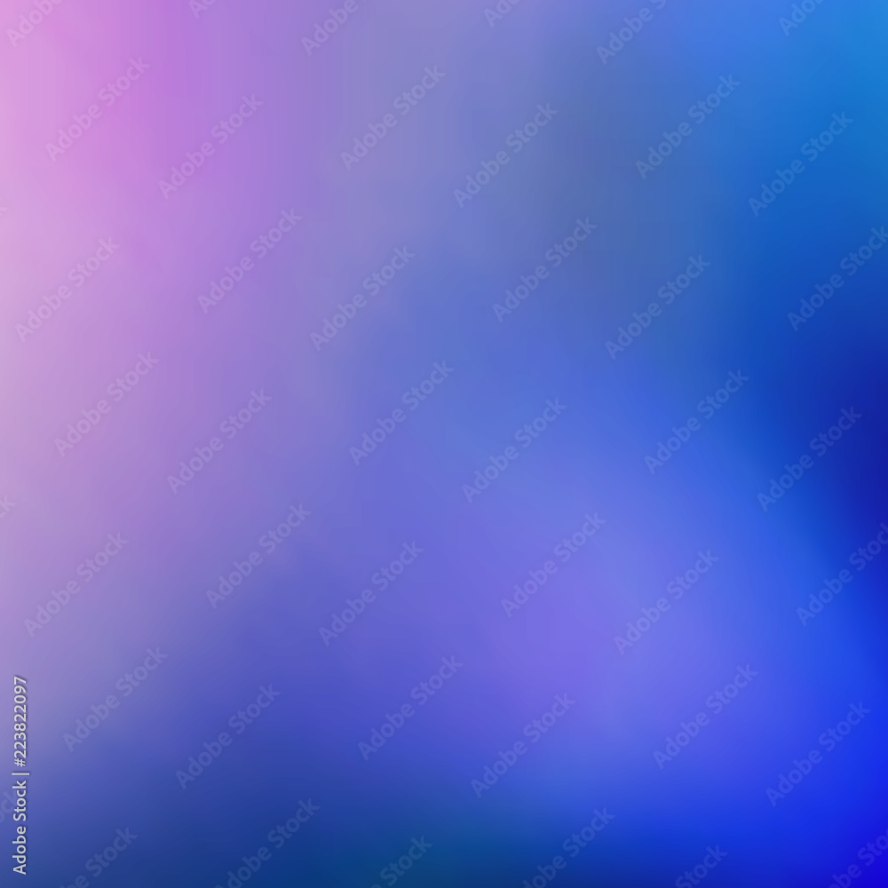 Illustration of abstract background blur of pink and blue colors