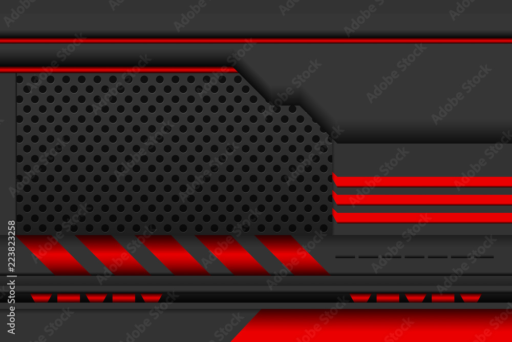 black and red design modern geometric Abstract technology futuristic for background wallpaper. vector illustration black and red design modern geometric Abstract technology futuristic for background wallpaper. vector illustration