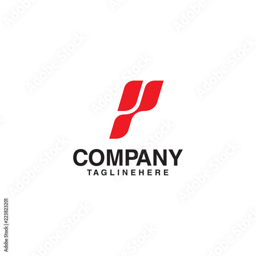 p letter logo vector
