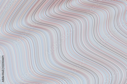 Fototapeta Naklejka Na Ścianę i Meble -  Artistic line, curve & wave background pattern abstract. Graphic, texture, details & style.