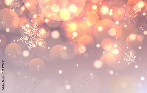 Christmas background with l...