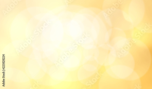 Blurred abstract yellow light background