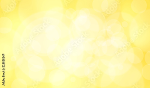 Blurred abstract yellow background, space for design element