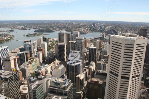 sydney central business district, view from tower