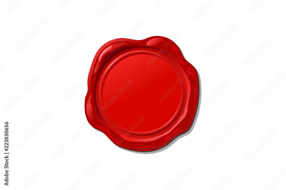 vector wax seal stamp shape vector wax seal stamp shape