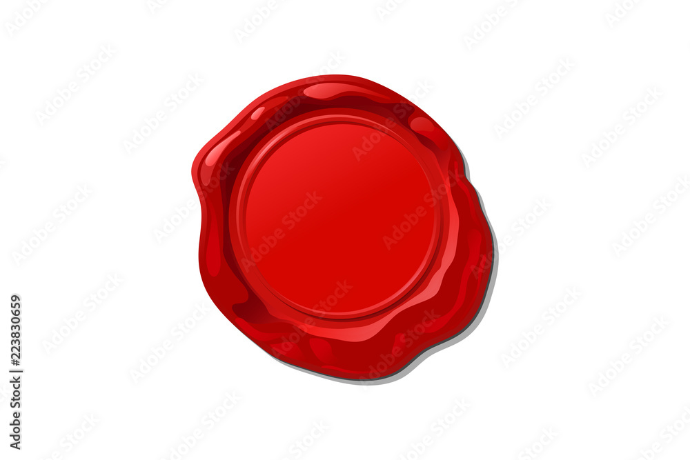 vector wax seal stamp shape vector wax seal stamp shape