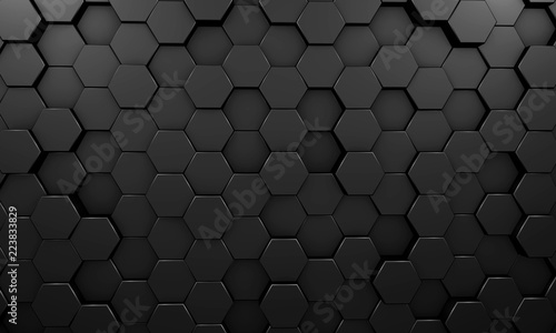 hexagon background © keralagreen
