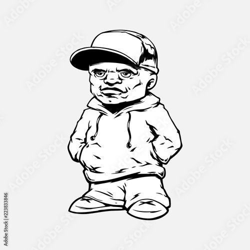 Urban man. Sport style. Vector illustration, eps 10.