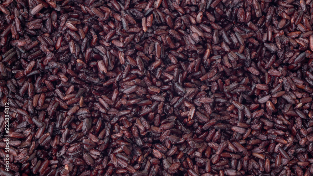 Close up of riceberry for a background. Close up of riceberry for a background.