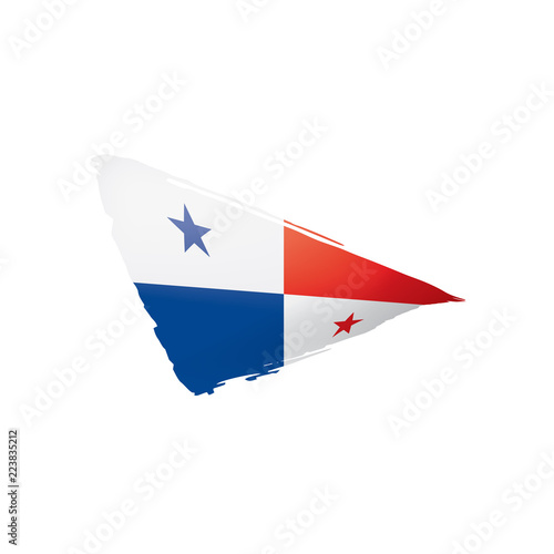 Free Download Panama flag, vector illustration on a white background. - GFXLoad